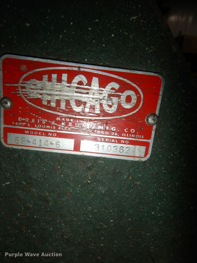image for item HE9379 Chicago BP4146 54" brake
