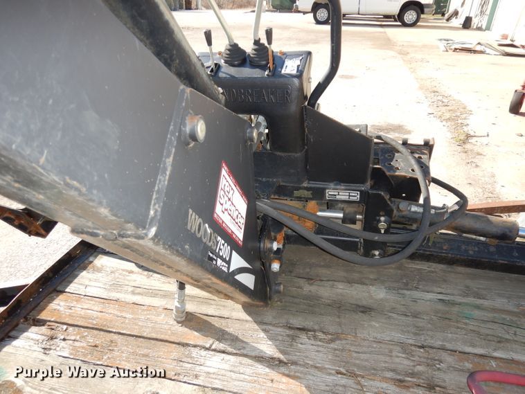 image for item HE9448 2001 Woods Groundbreaker 7500 skid steer backhoe
