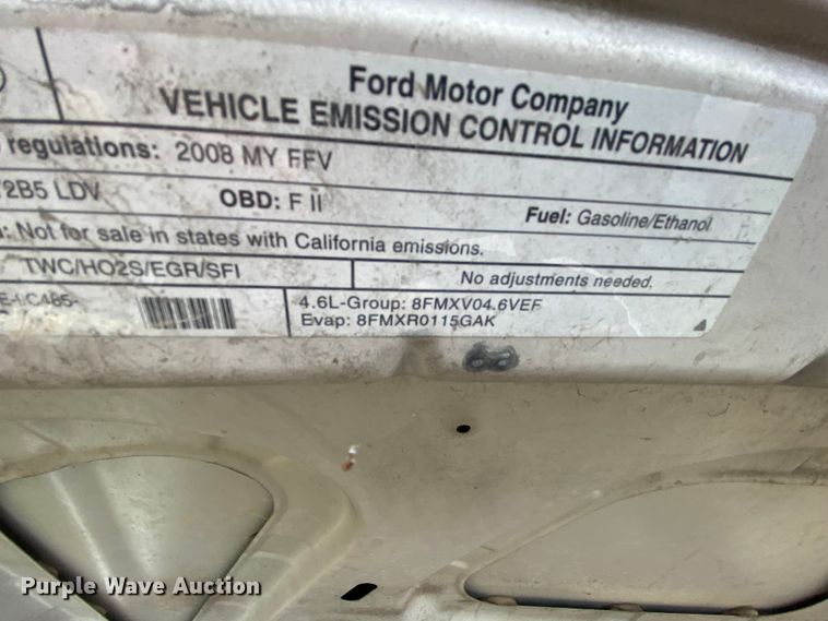 image for item HR9300 2008 Ford Crown Victoria Police Interceptor