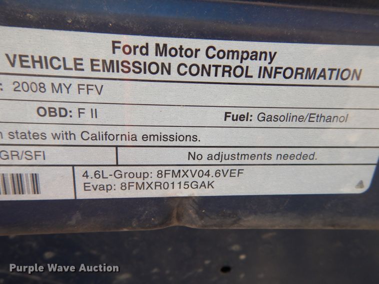 image for item HV9572 2008 Ford Crown Victoria Police Interceptor