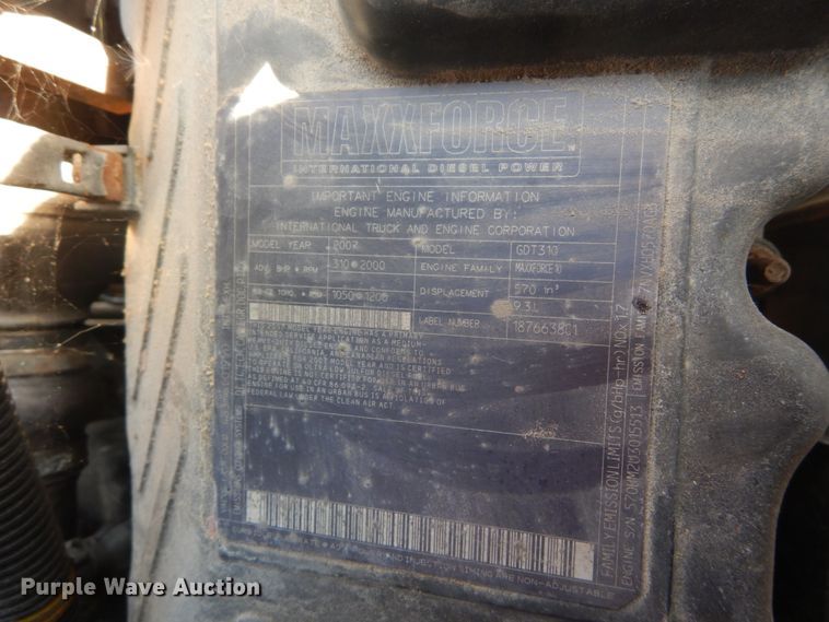 image for item HV9586 2008 International 7400  dump truck