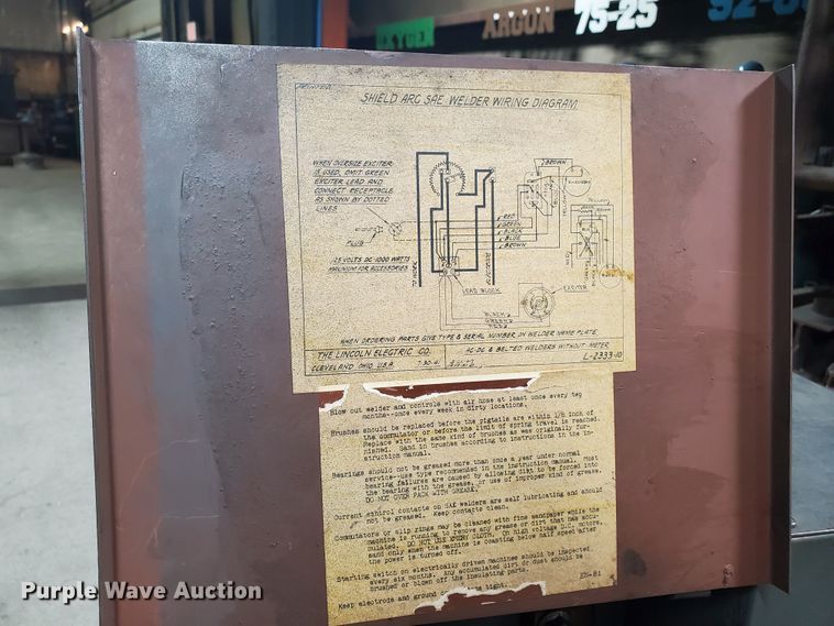 image for item HW9604 Lincoln 300 DC Shield arc welder