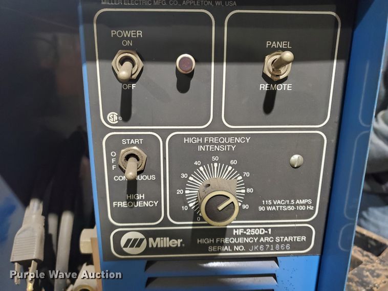 image for item HW9606 Miller HF-250D-1 welder