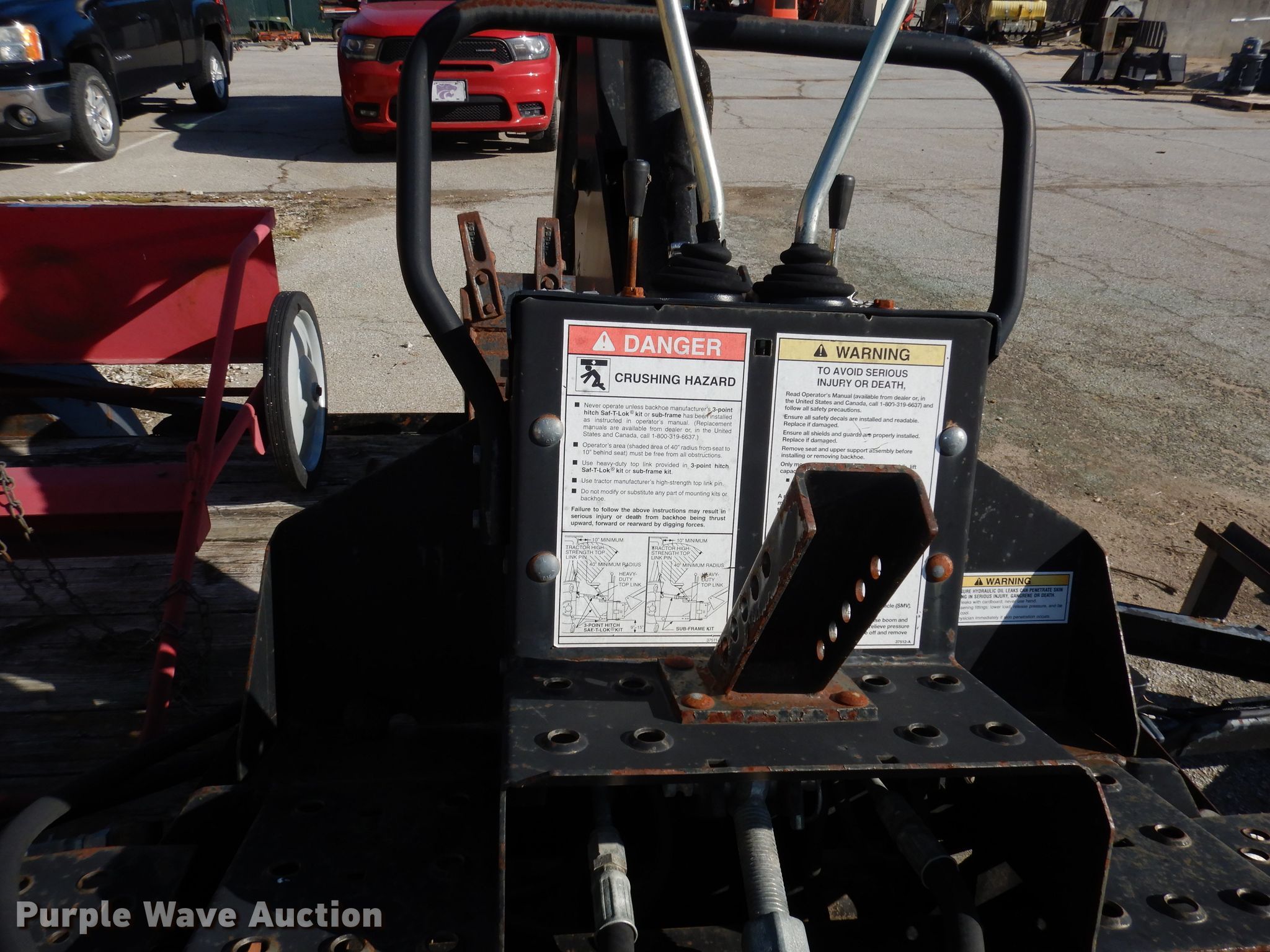 2001 Woods Groundbreaker 7500 skid steer backhoe in Olathe, KS Item