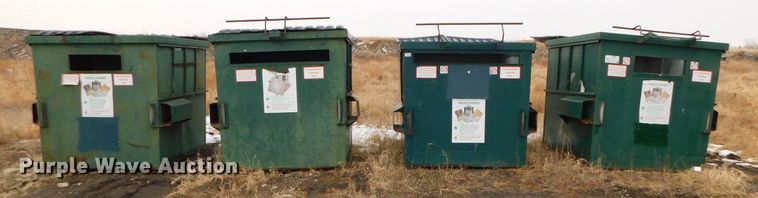 image for item DJ5915 (4) front load dumpsters