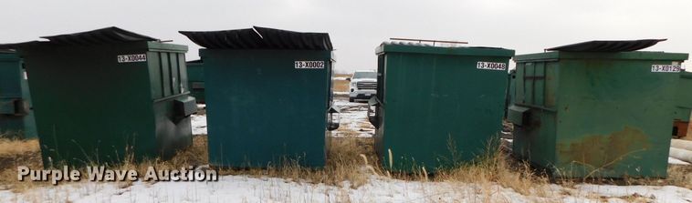 image for item DJ5915 (4) front load dumpsters