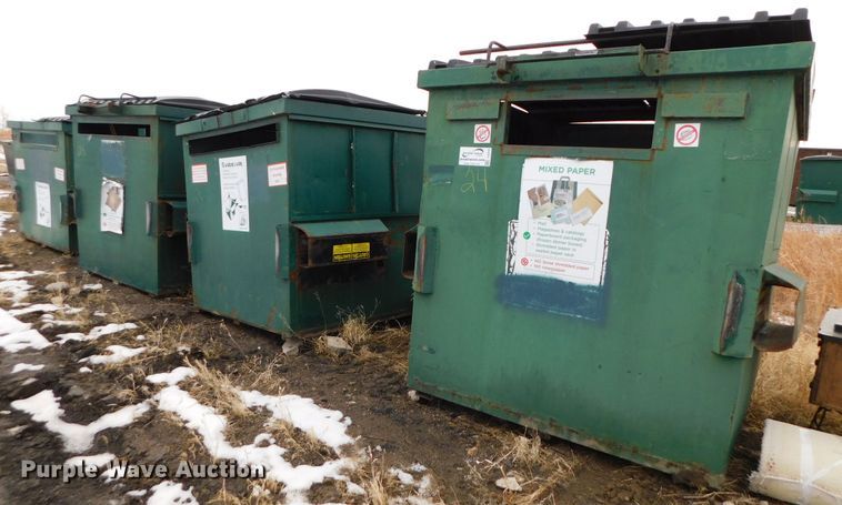 image for item DJ5916 (4) front load dumpsters