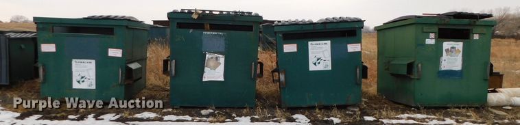 image for item DJ5916 (4) front load dumpsters