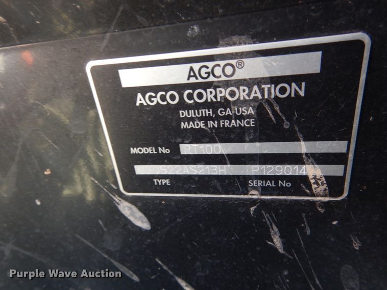 image for item HU9975 2005 AGCO RT100  tractor