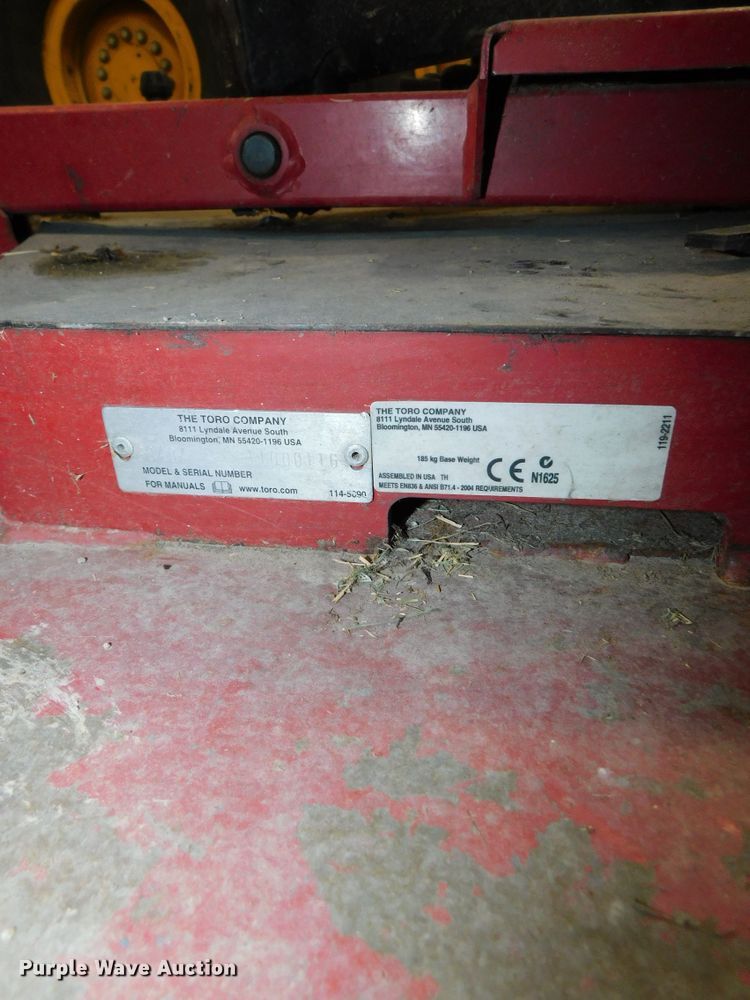 image for item IG9100 2011 Toro Groundmaster 3280D  lawn mower