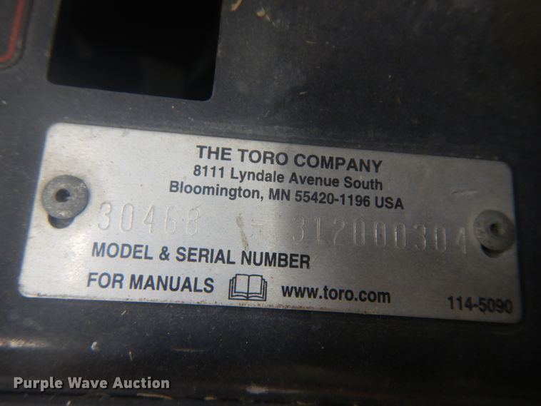 image for item IG9106 2012 Toro Groundmaster 7210  ZTR lawn mower