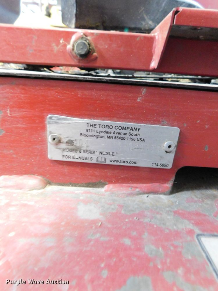 image for item IG9109 2012 Toro Groundmaster 3280D  lawn mower