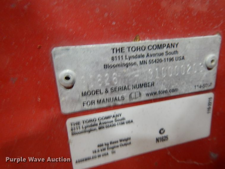 image for item IG9129 2010 Toro Groundsmaster 328D  lawn mower