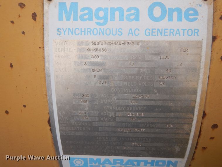 image for item DC8784 Magna One  generator