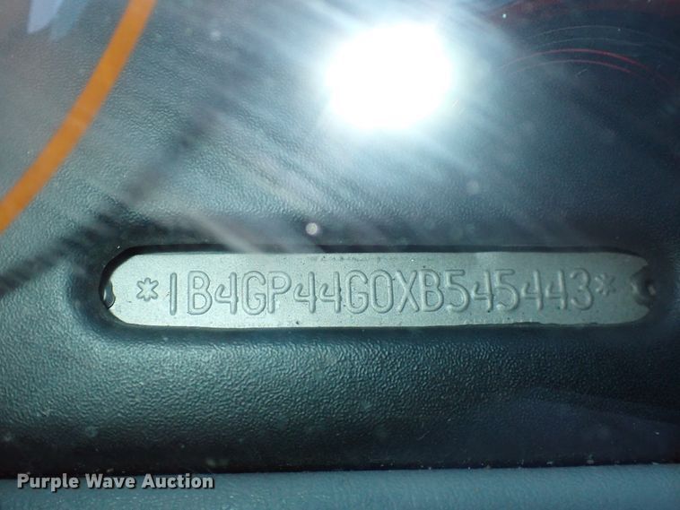 image for item DG2974 1998 Dodge Grand Caravan SE  handicap accessible van