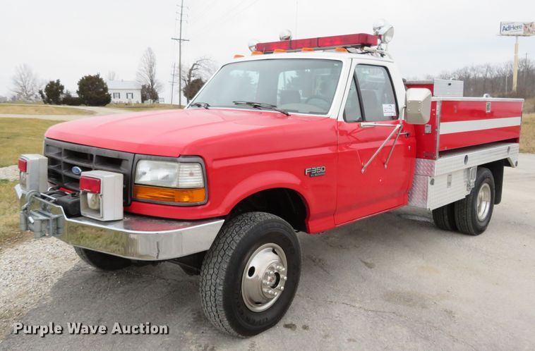 image for item DI3996 1993 Ford F350  brush fire truck
