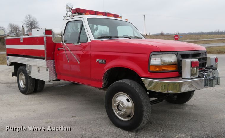 image for item DI3996 1993 Ford F350  brush fire truck