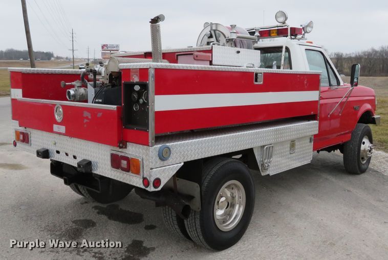 image for item DI3996 1993 Ford F350  brush fire truck
