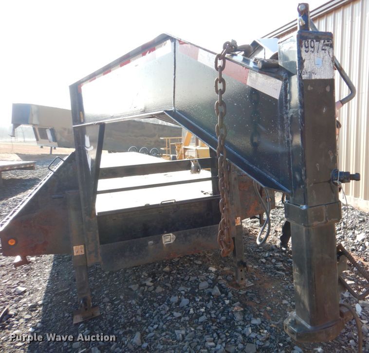 image for item DJ0371 2016 Big Tex 22GN-40  equipment trailer