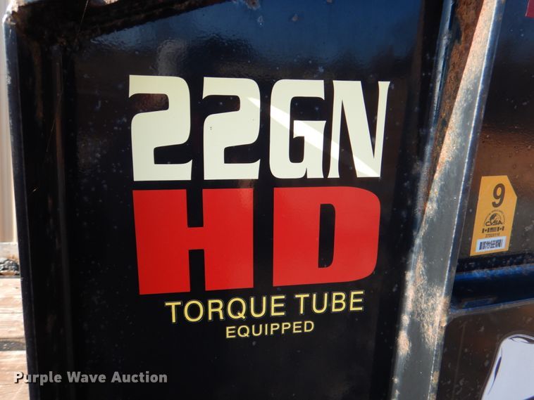 image for item DJ0371 2016 Big Tex 22GN-40  equipment trailer