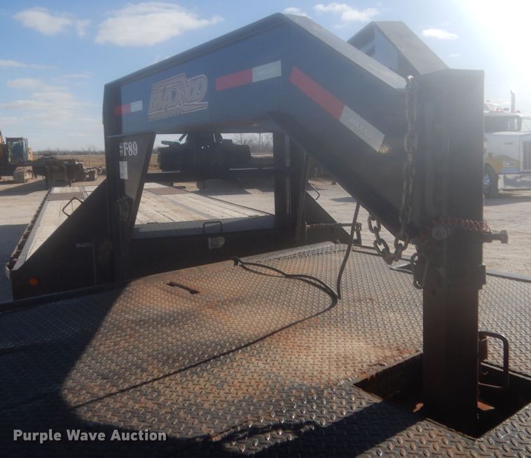 image for item DJ2172 2016 Maxey YD36  equipment trailer