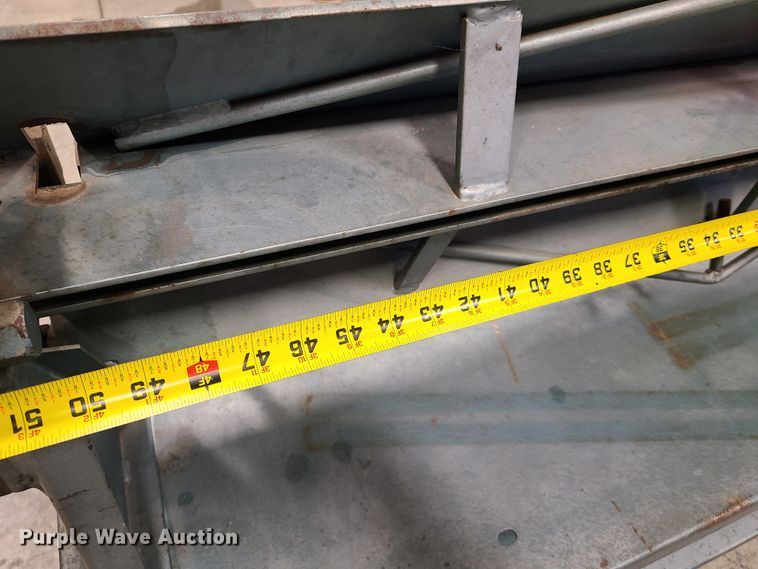 image for item FW9621 Roper Whitney 48" metal brake