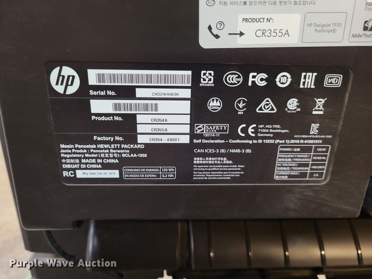 hp designjet t920 postscript