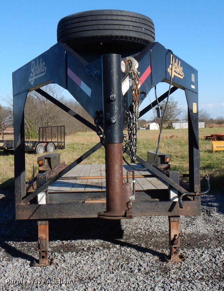 image for item FW9946 2015 Belshe TB15 tilt deck equipment trailer