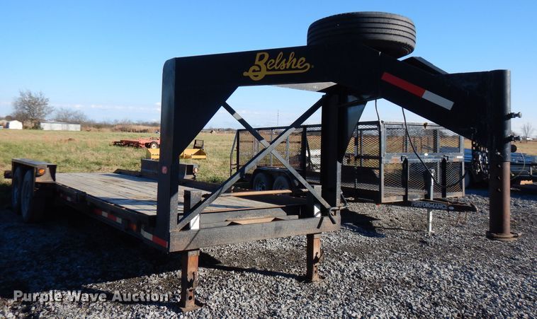 image for item FW9946 2015 Belshe TB15 tilt deck equipment trailer