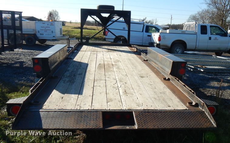 image for item FW9946 2015 Belshe TB15 tilt deck equipment trailer