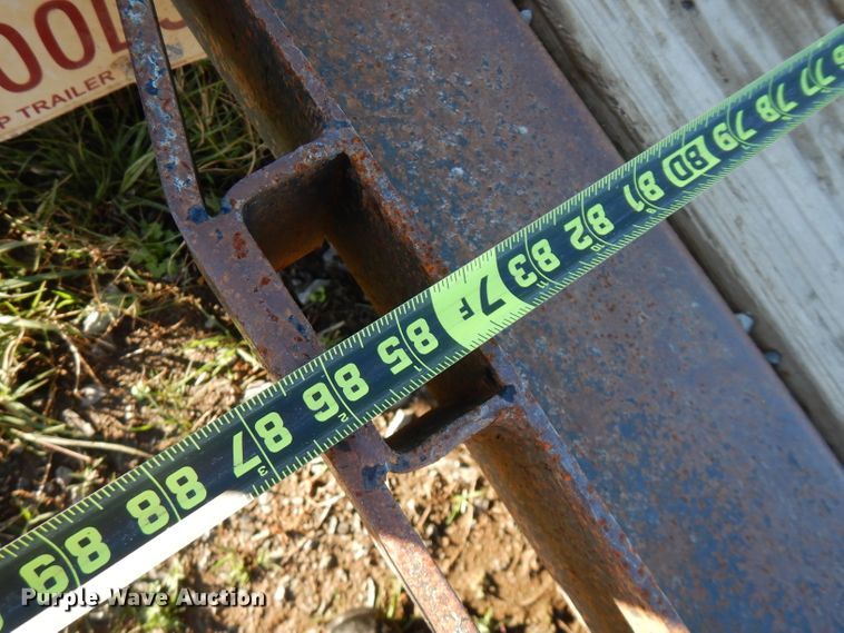 image for item FW9946 2015 Belshe TB15 tilt deck equipment trailer