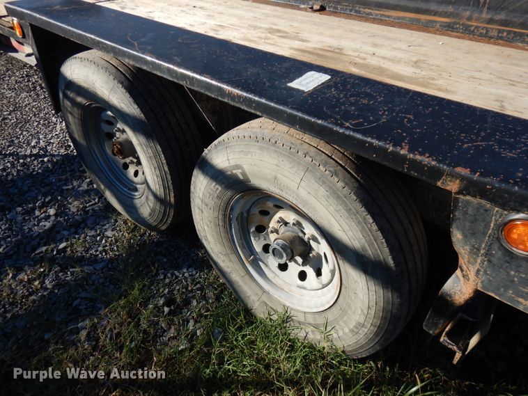 image for item FW9946 2015 Belshe TB15 tilt deck equipment trailer