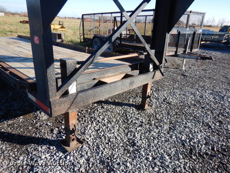 image for item FW9946 2015 Belshe TB15 tilt deck equipment trailer