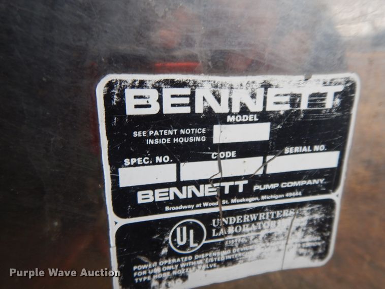 image for item GK9710 (2) Bennett Pump Company Texaco fuel pumps