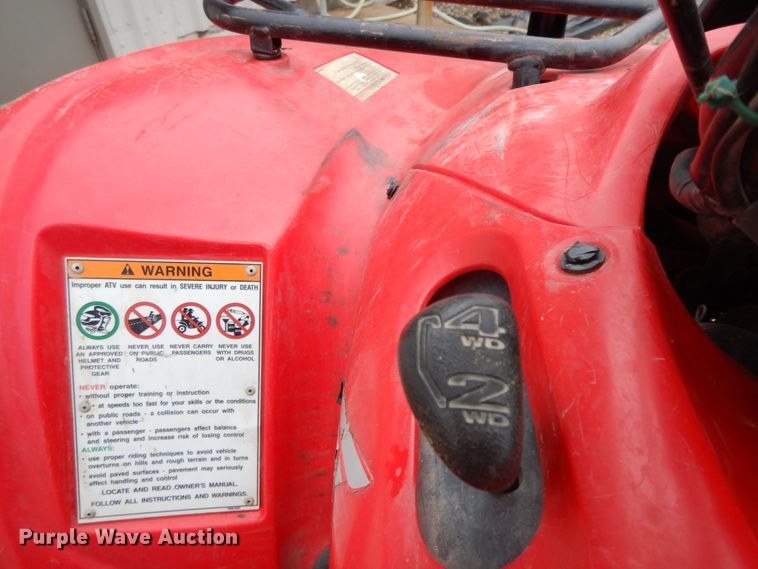 image for item GK9712 2012 Honda TRX420  ATV