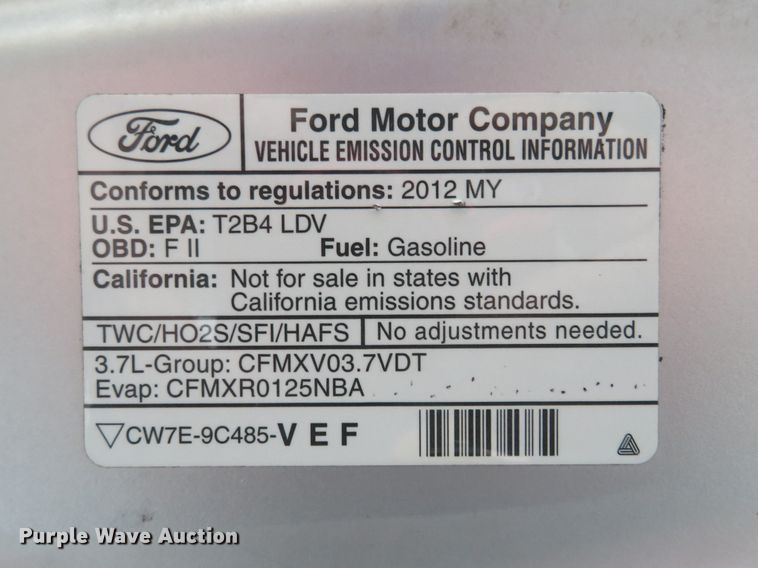image for item GT9469 2012 Ford Mustang