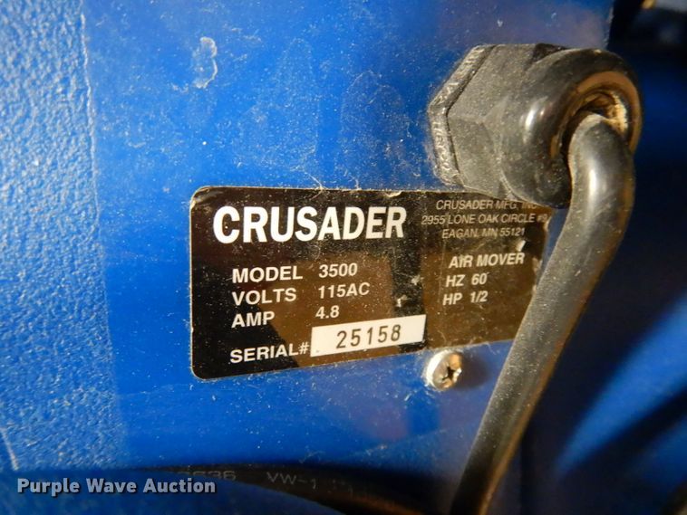 image for item HE9323 (26) Crusader 3500 fans