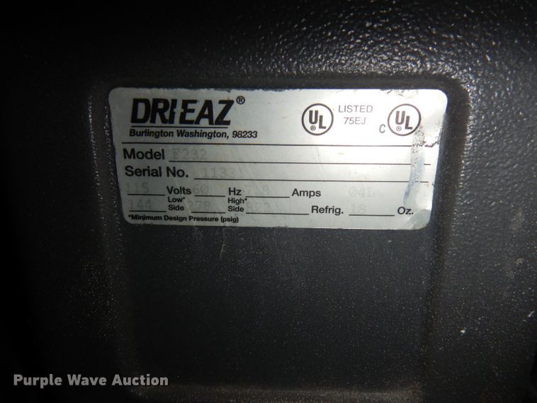 image for item HE9325 (2) Drieaz dehumidifiers