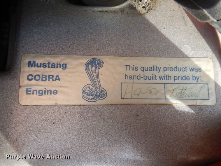 image for item IG9131 1997 Ford Mustang Cobra