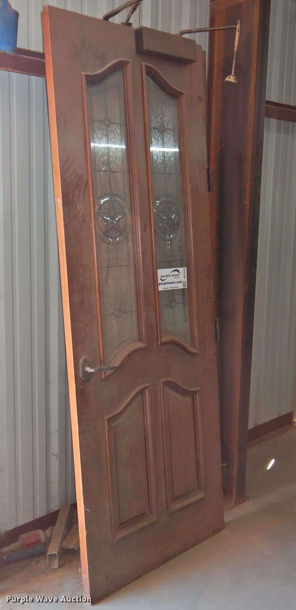 (2) wood doors in Amarillo, TX Item DG1503 sold Purple Wave