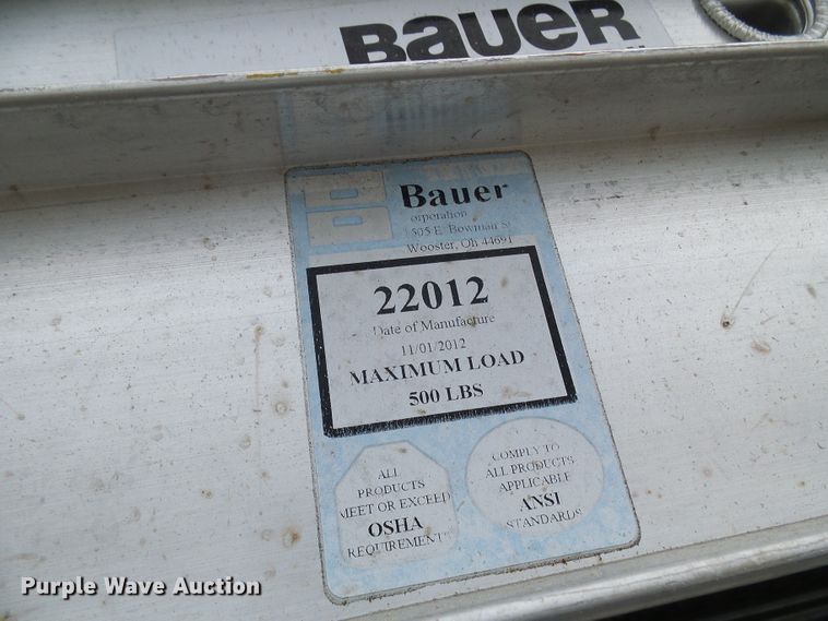 image for item DC2836 (20) Bauer 22012 aluminum walk boards