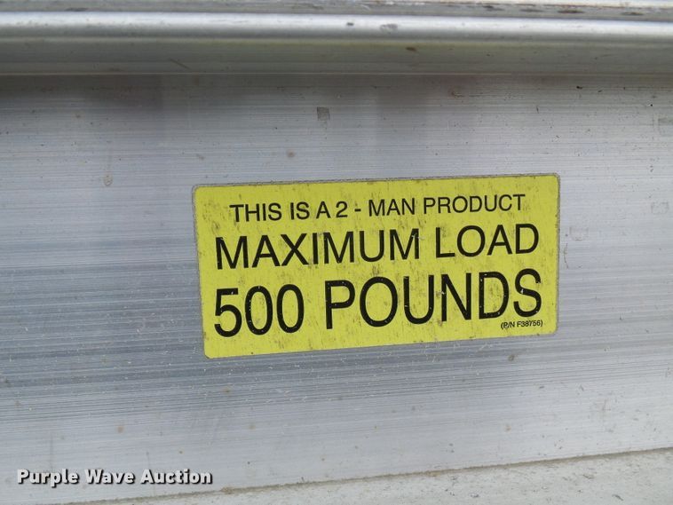 image for item DC2837 (20) Bauer 22012 aluminum walk boards