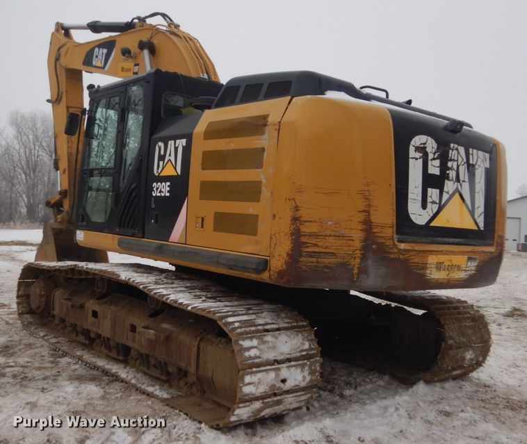 image for item DC8764 2012 Caterpillar 329E L  hydraulic excavator
