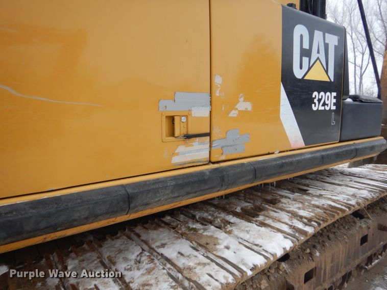 image for item DC8764 2012 Caterpillar 329E L  hydraulic excavator