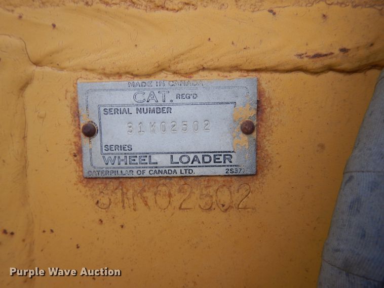 image for item DC8788 1981 Caterpillar 950  wheel loader