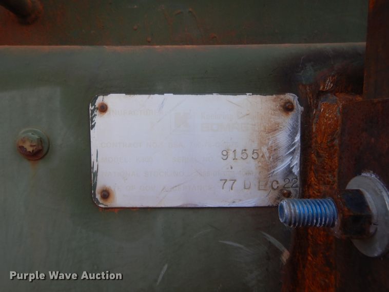 image for item DJ2163 1977 Bomag K300  landfill compactor