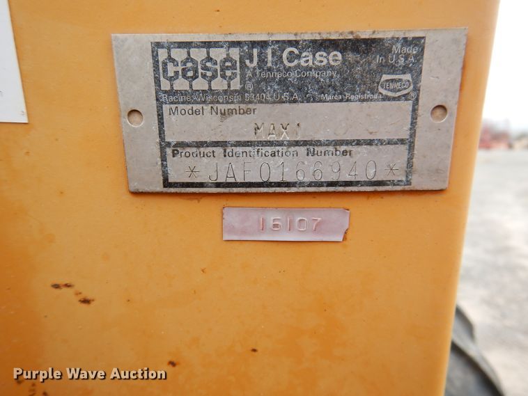 image for item DJ4860 1995 Case Maxi Sneaker  cable plow