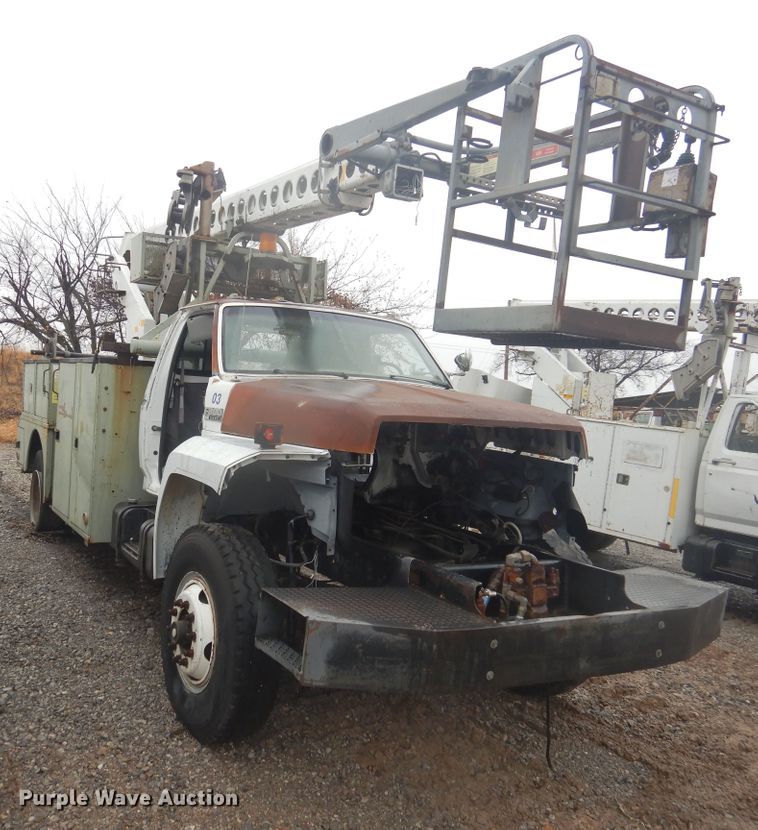 image for item DJ4865 1990 Ford F800  bucket truck