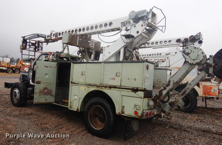 image for item DJ4865 1990 Ford F800  bucket truck