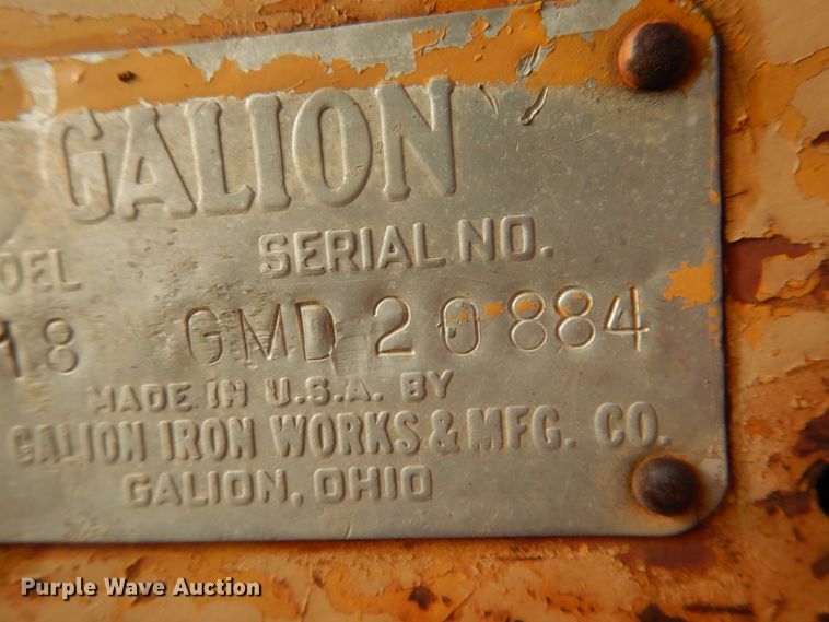 image for item DJ4876 Galion 118  motor grader